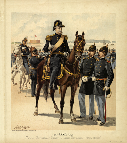 Major General Staff and Line Officers (Full Dress) 1888 Major General Staff and Line Officers (Full Dress) 1888