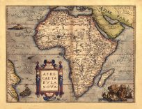 Old map of Africa