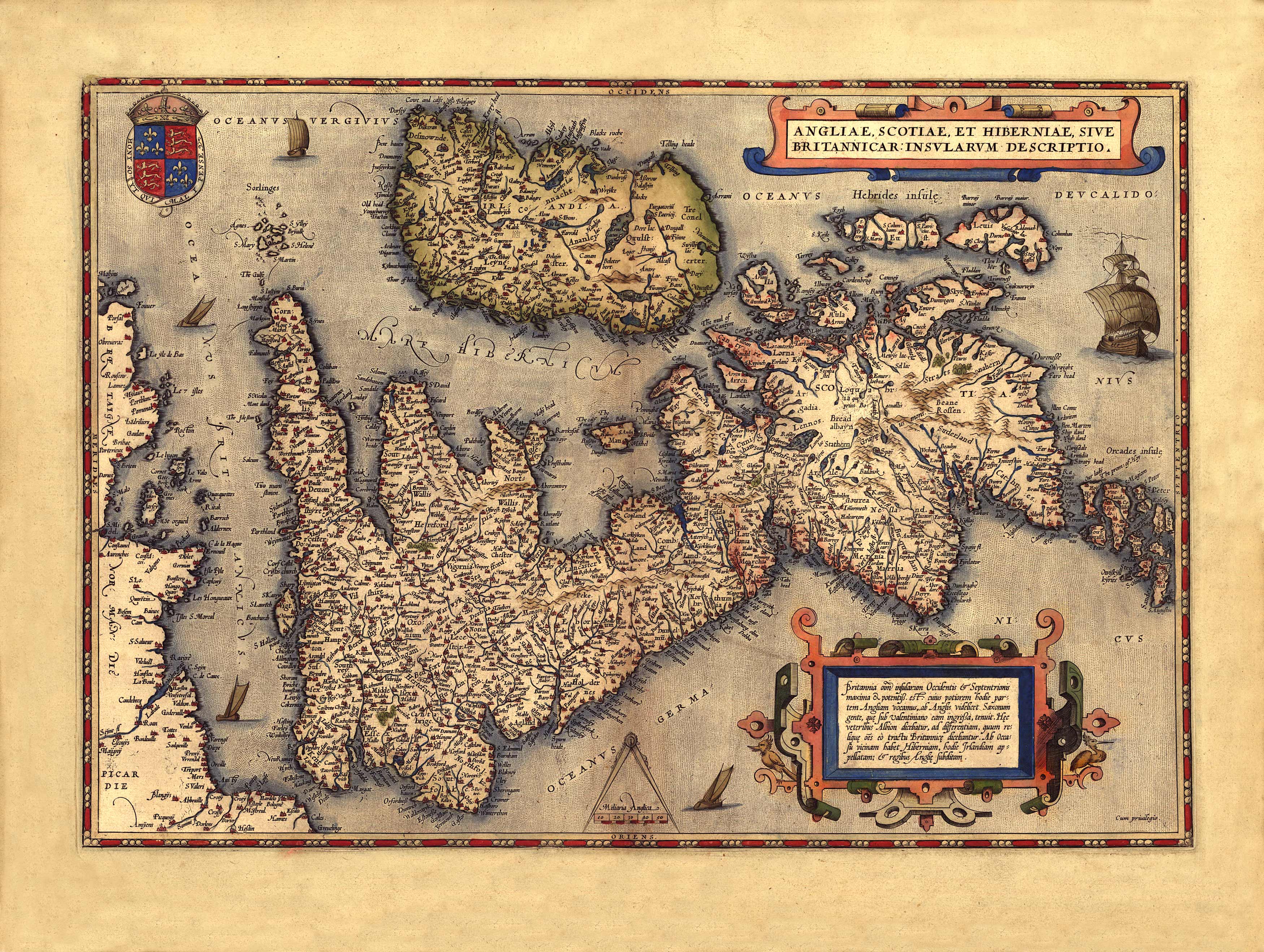 Old map of United Kingdom Old map of United Kingdom