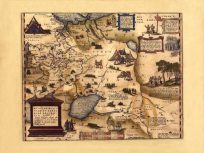 Old map of Russia