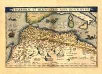 Old map of North Africa