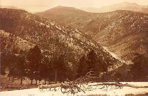 View of Four Mile Canyon