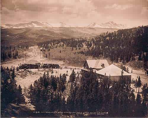 Mt. Audubon and Arapahoe Peak from Glacier Lakes-Ward