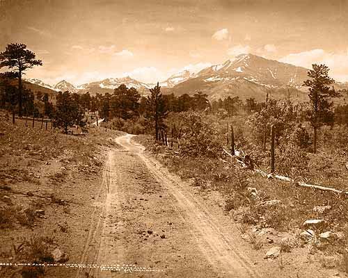 Long's Peak and Sawtooth Mountian Allen's Park