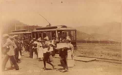 An Early Arrival at Texado Park(Chautauqua)