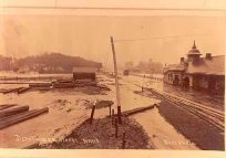 Depot at 14th & Canyon-Flood of 1894