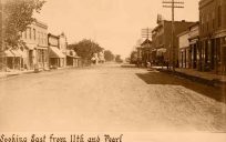 Looking East from 11th on Pearl