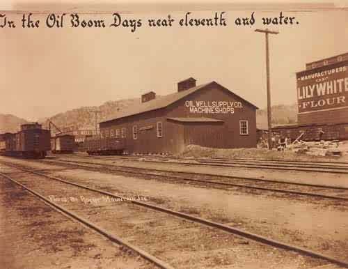 In the Oil Boom Days near 11th and Water(Canyon) St