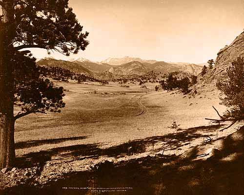 Mummy Mtn. and Mt. Fairchild from Estes Park