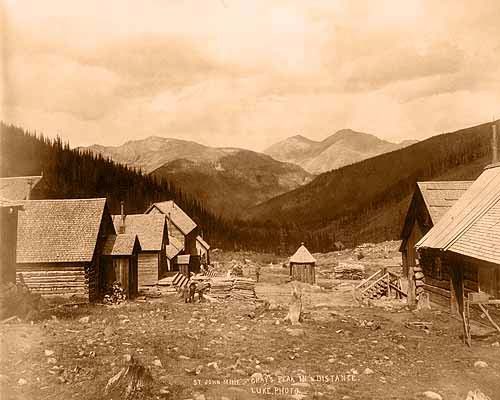 Saint John Mine and Gray's Peak in the Distance