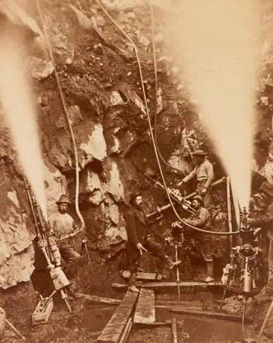 Steam drilling in the San Juan Mountains