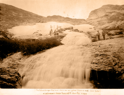 The Falls of the Upper Blue River The Falls of the Upper Blue River