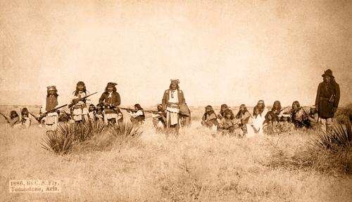 Geronimo and his band of renegade Chiricahua Apaches Geronimo and his band of renegade Chiricahua Apaches