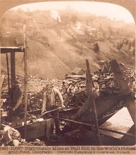 Nightingale Mine at Bull Hill - Cripple Creek