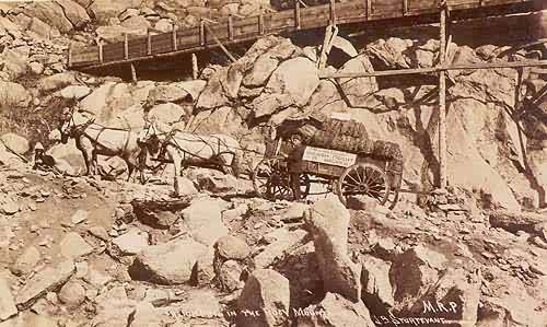 Freighting in the Rocky Mountains Freighting in the Rocky Mountains