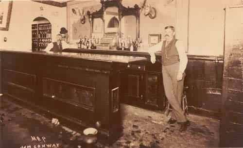 Inside of a Pearl St Bar owned by Jim Conway