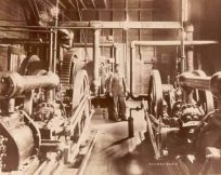 Engine room at the Cook shaft house