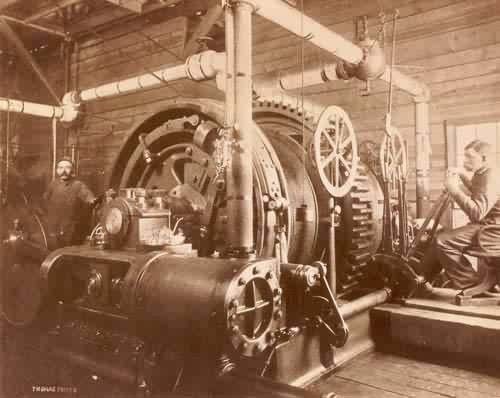 Steam Hoisting Engine at the Cook Shaft