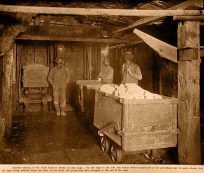 Interior view of a Silver Plume mine