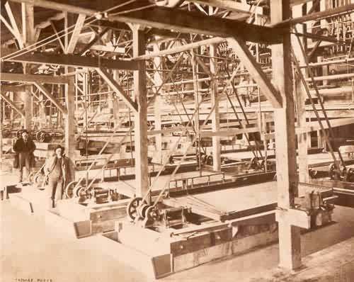 Concentrating tables at a Silver Plume Mine