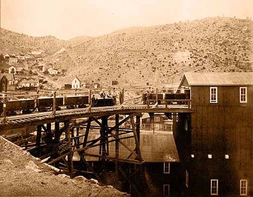 A mine in Silver Plume