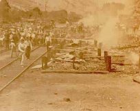 General View of Ruins of Freight Depot