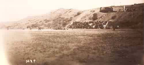 Football at Boulder High Field - ca 1900