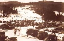 Skiers at Berthoud Pass