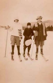 Three Skiers