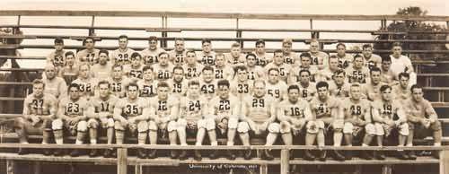 1937 CU FOOTBALL TEAM