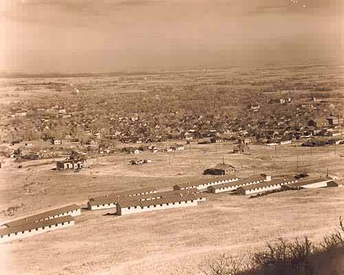 WPA housing at the foot of Flagstaff Mountain
