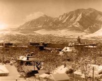 Winter View of Boulder