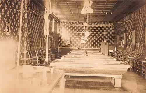 Inside view of a Boulder Pool Hall on Pearl St