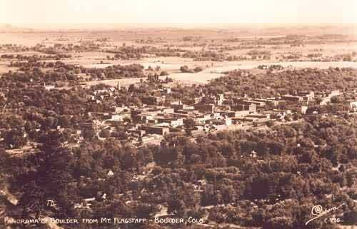 Panorama of Boulder From Flagstaff Mtn.