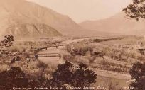 Vista of the Colorado River at Glenwood Springs