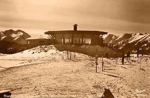 Winter Scene at the Sun Deck