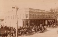 Hauling Pipe on Pearl Street