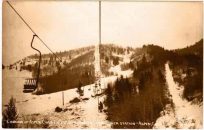 Looking Up Aspen Chair Lift Just After Leaving Lower Station - Aspen