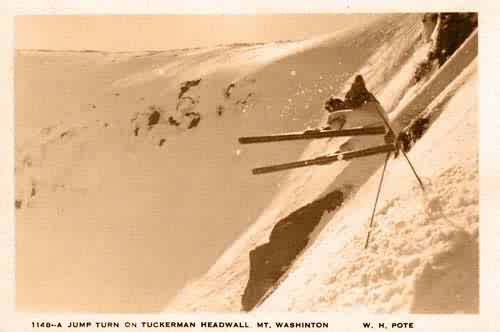 A Jump Turn on Tuckerman Headwall
