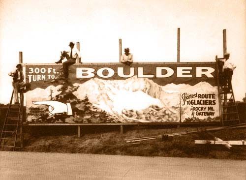 Boulder Highway Sign at Arapahoe & Highway 287