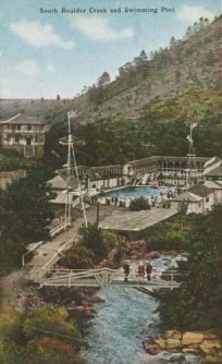 South Boulder Creek and Swimming Pool at Eldorado Springs