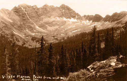 Maroon Peaks from West Side