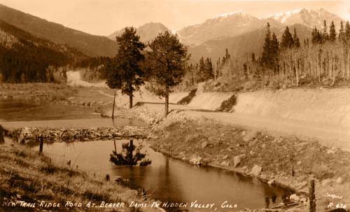 New Trail Ridge Road at Beaver Dams in Hidden Valley