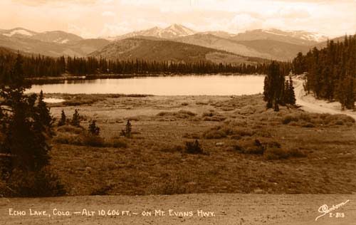 Echo Lake - Alt. 10606 Ft. - on Mt. Evans Hwy.