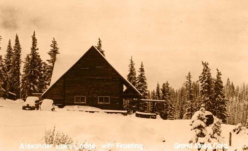 Alexander Lake Lodge with Frosting