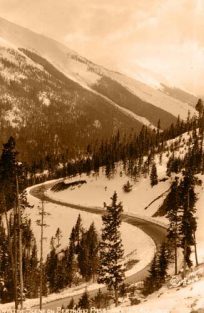 Winter Scene on Berthoud Pass - Hwy. U.S. 40