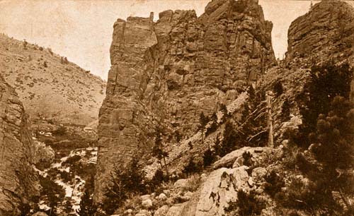 The Bastille in Eldorado Canyon State Park The Bastille in Eldorado Canyon State Park