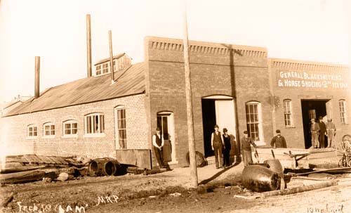 Fred Wylam's Blacksmith Shop