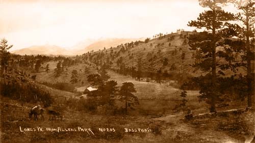 Long's Peak from Allens Park