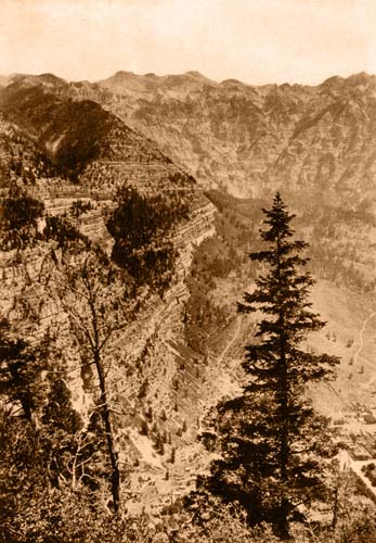 View of the Amphitheater and Cliffs to the North